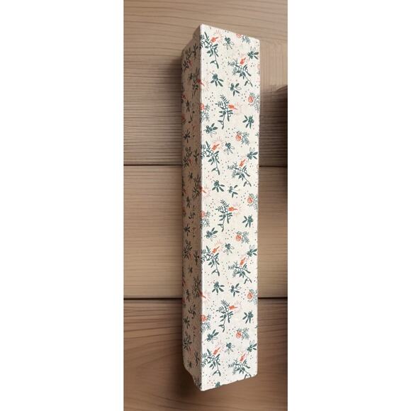 VTG Christmas Antique Hand Blown Hollow Glass Twisted Icicle Ornament W/Orig Box - Picture 5 of 5